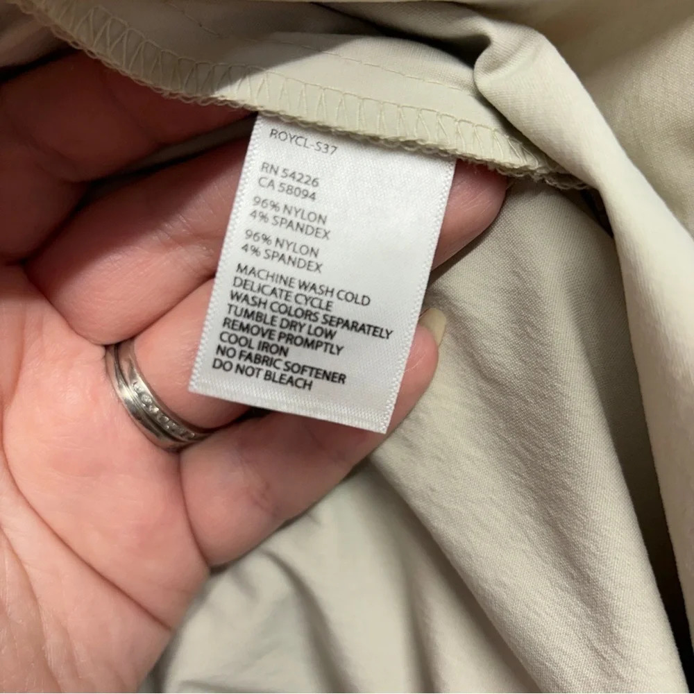 Royal Robbins Nylon Spandex Skort‎ Skirt Shorts 10 Cream - Picture 5 of 7